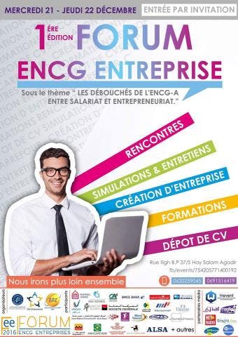 Le Forum ENCG Entreprises se tient à Agadir